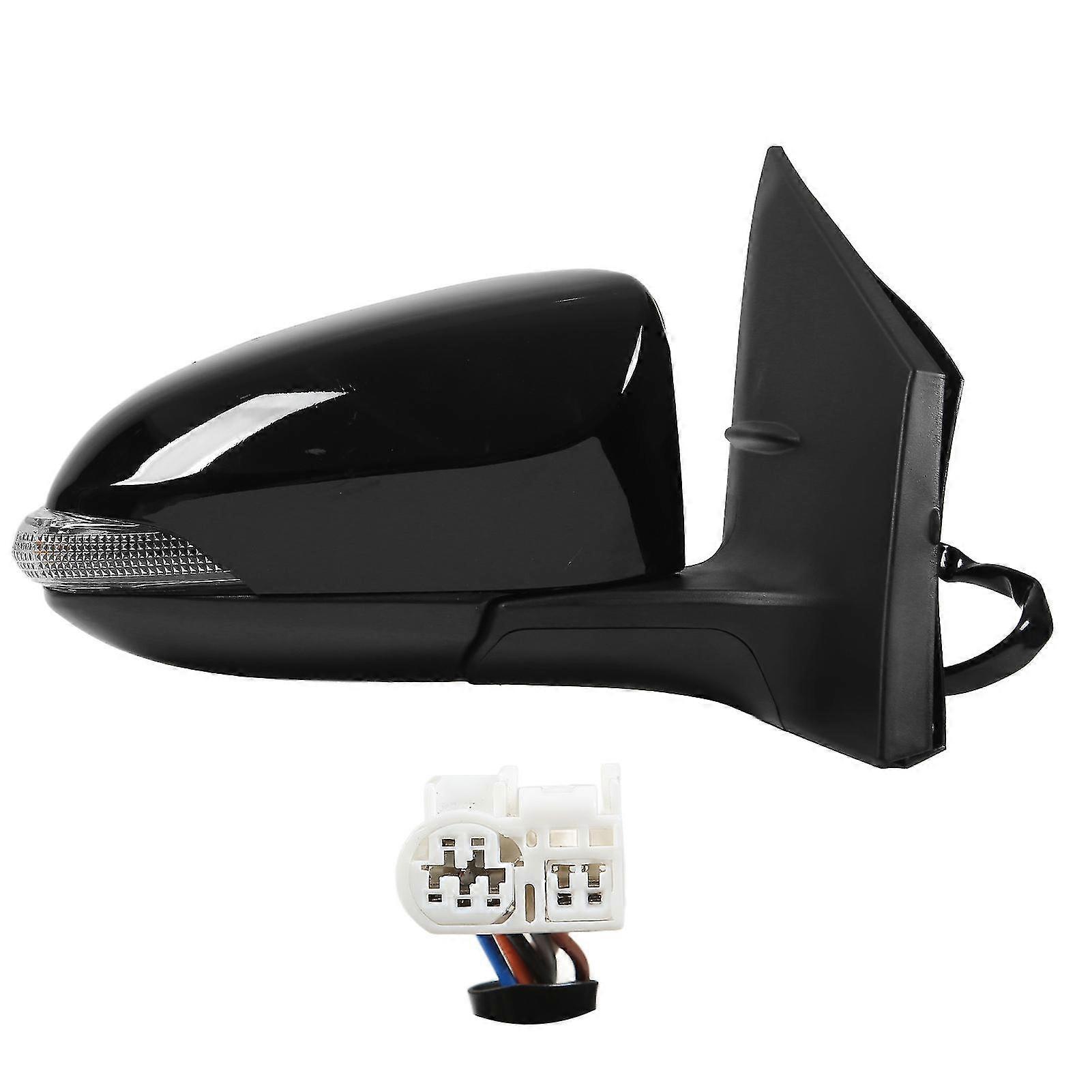 Rétroviseur latéral chauffant électrique noir brillant avec clignotant de remplacement pour Corolla E170 2014-2019 Droite 2025