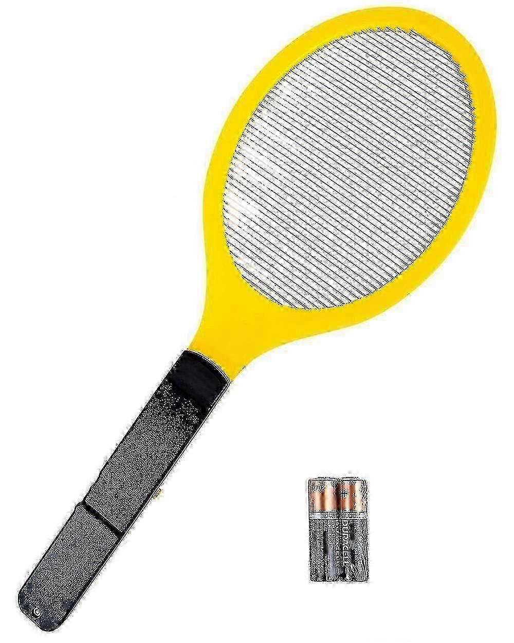 USB Rechargeable Electric Fly Swatter with 4000V Shock & Bright LED Light - Portable Insect Killer Racket for Effective Fly Control