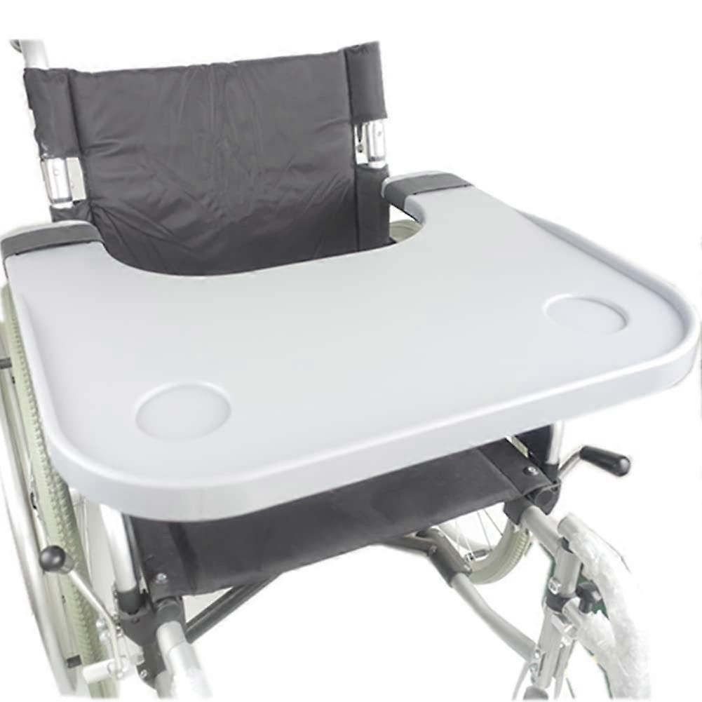Detachable wheelchair tray, medical portable desk accessory, for eating, reading, and resting, suitable for the disabled, sick, and elderly.