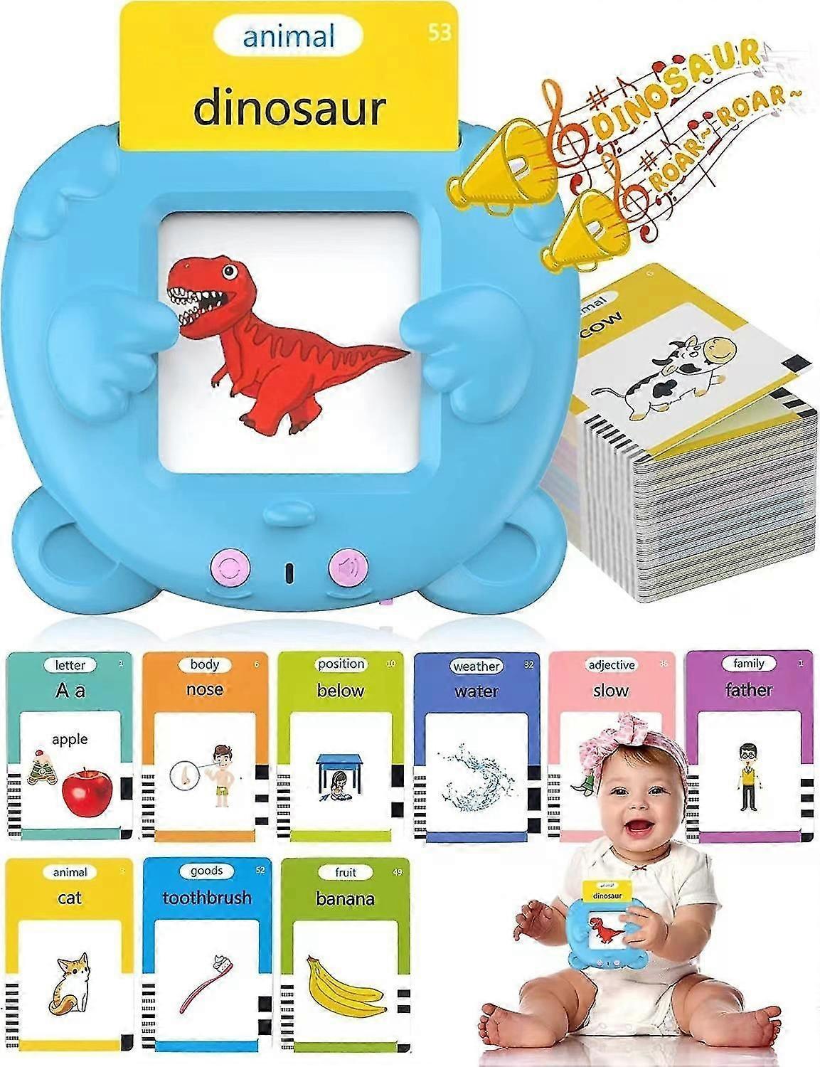 510 الوردي يتحدث فلاش بطاقات لعبة تعليمية، علاج النطق اللعب التوحد اللعب للأطفال الصغار 1 2 3 4 5 يتحدث البطاقات التعليمية عيد الميلاد هدية للطفل