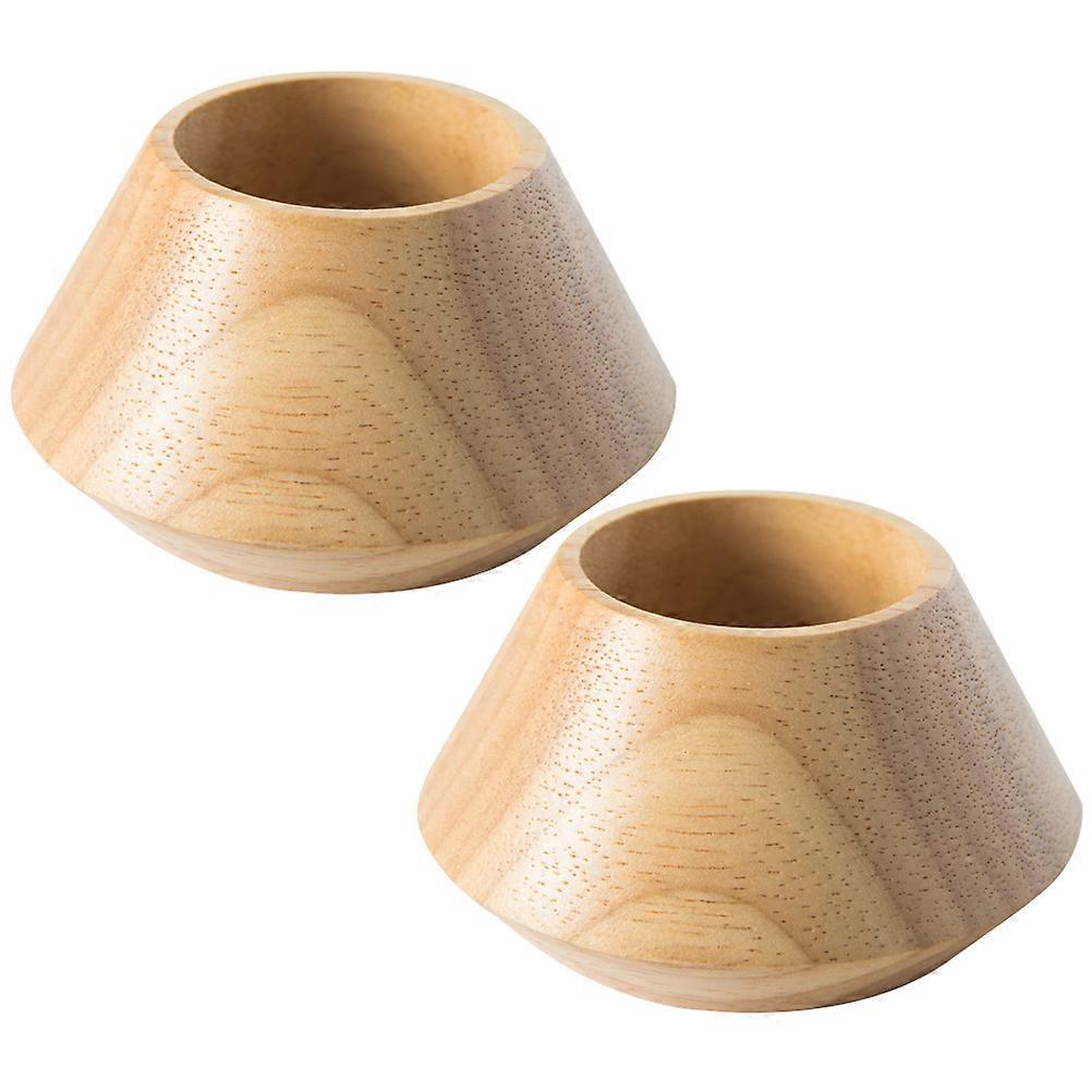 Light Yellow Paper Planters for Indoor Storage with Japanese Style Design and Compact Size 2 Pcs