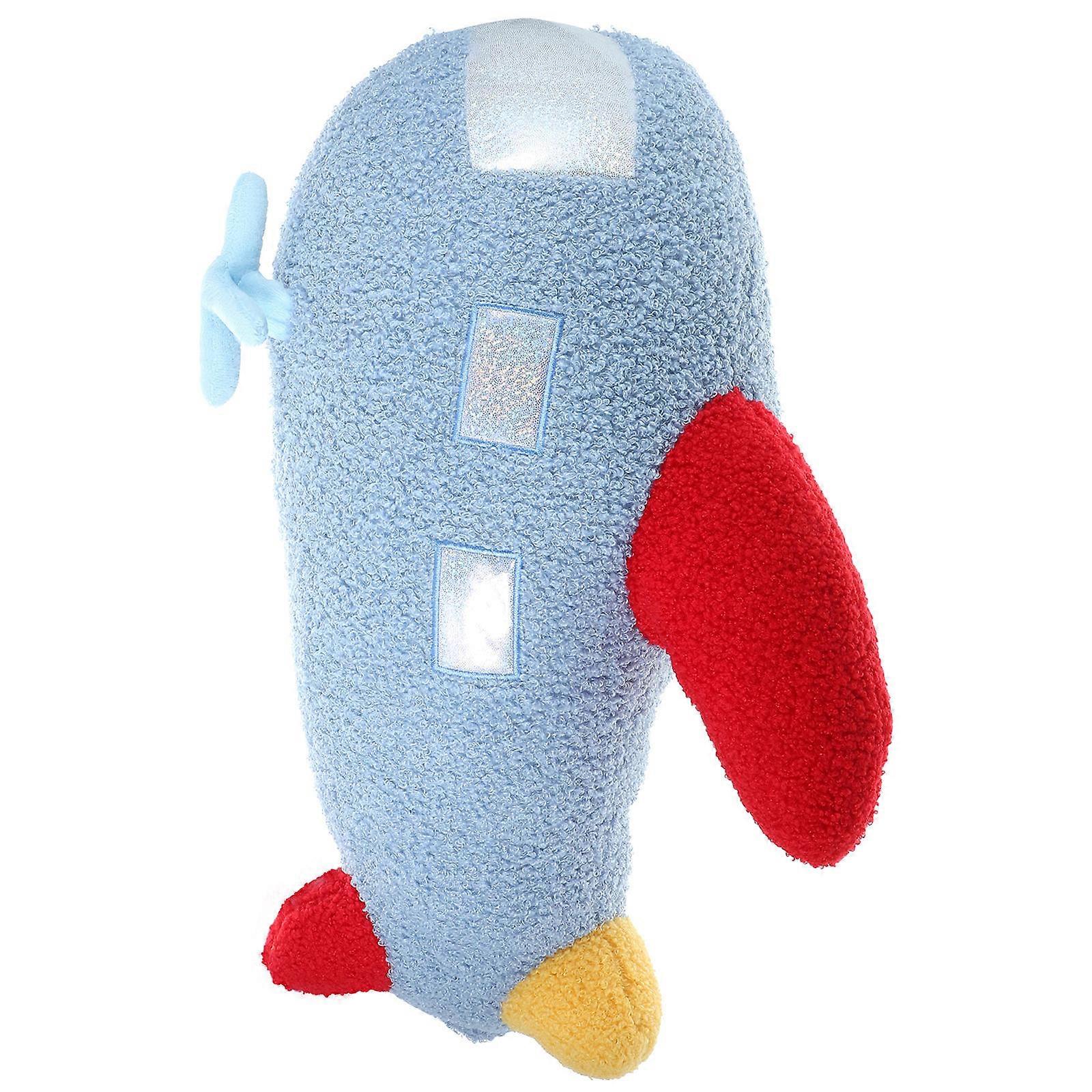 Airplane Throw Pillow Plush Airplane Shape Cushion for Car Assorted Color Cotton Filling 1Pack