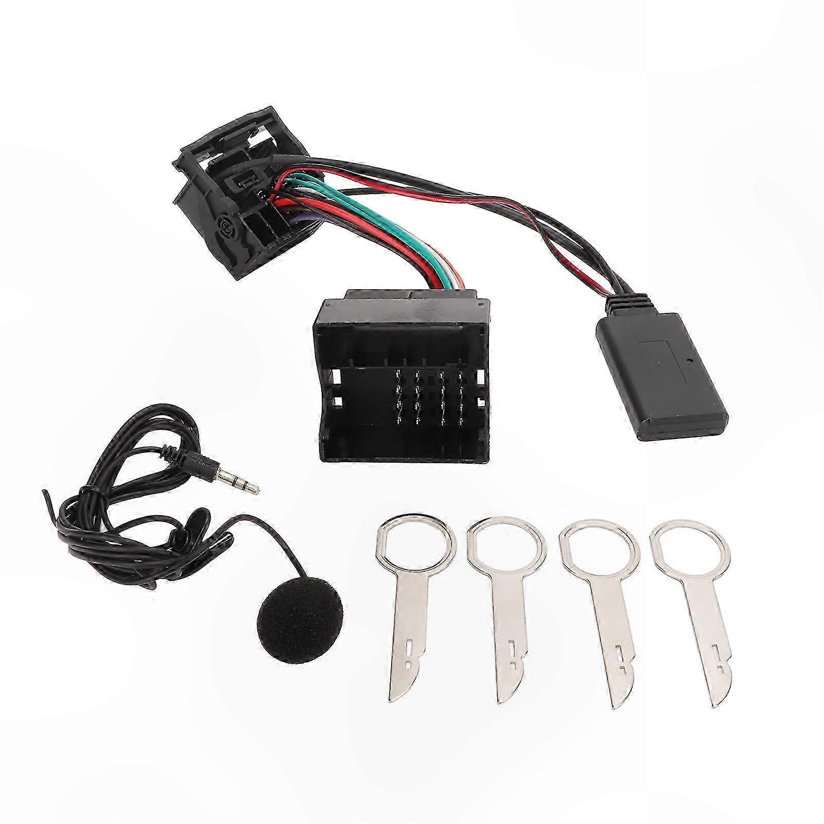 Wireless Bluetooth 5.0 o Adapter with Microphone for Car AUX Systems