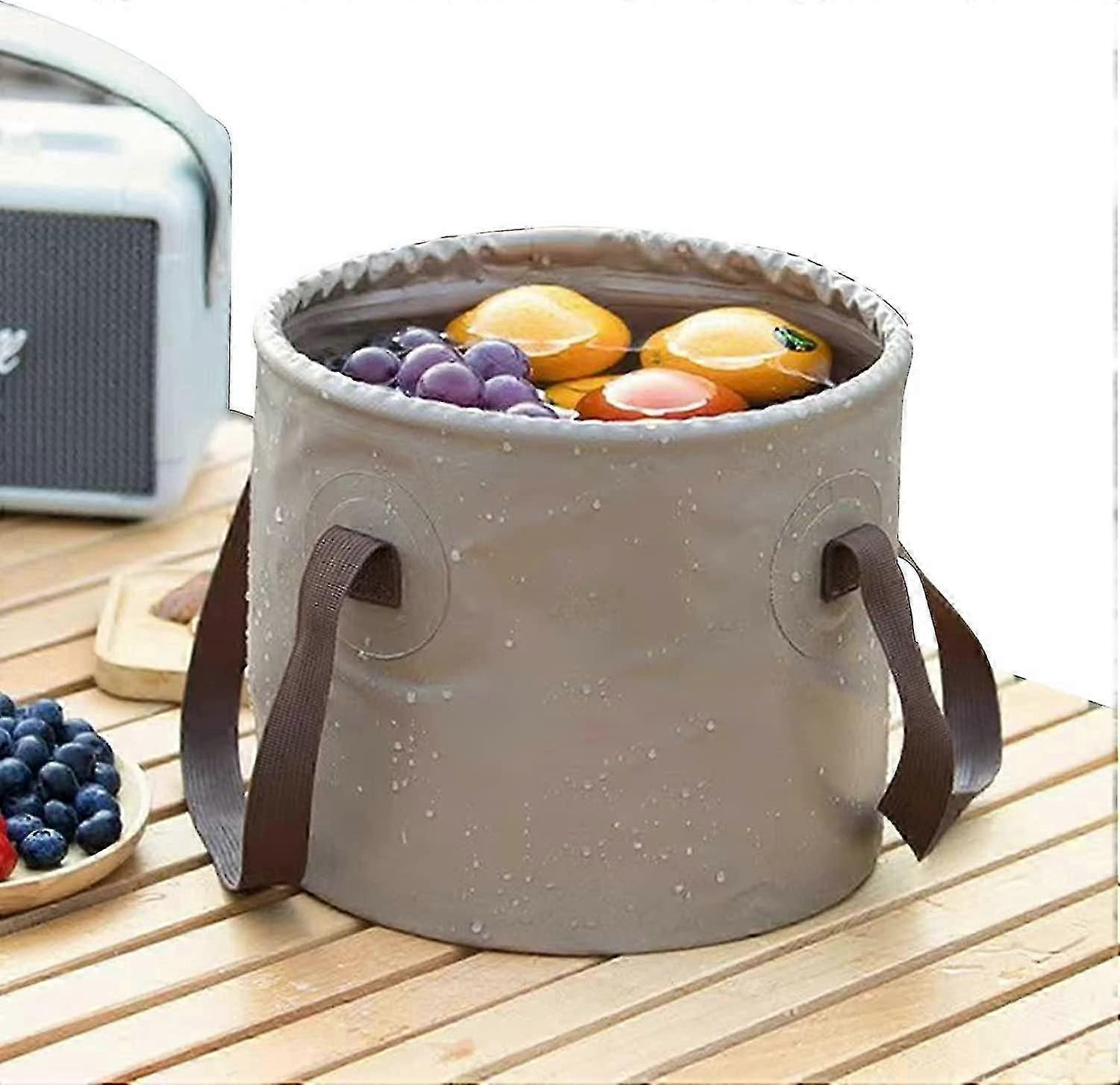 Collapsible Camping Bucket - Collapsible Water Storage Bucket Collapsible Bucket With Handle - Lightweight Collapsible Water Container