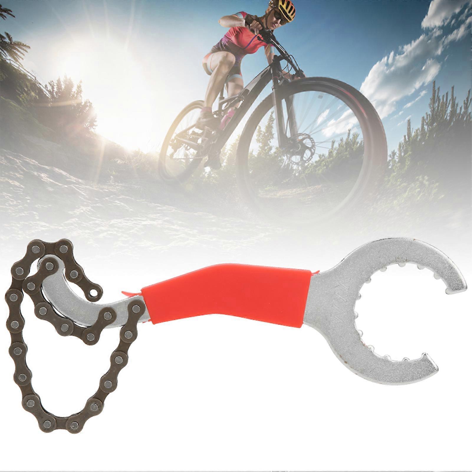 3 in 1 Portable Bicycle Cassette Freewheel Removal Wrench Chain Remover Bike Repairing Tool