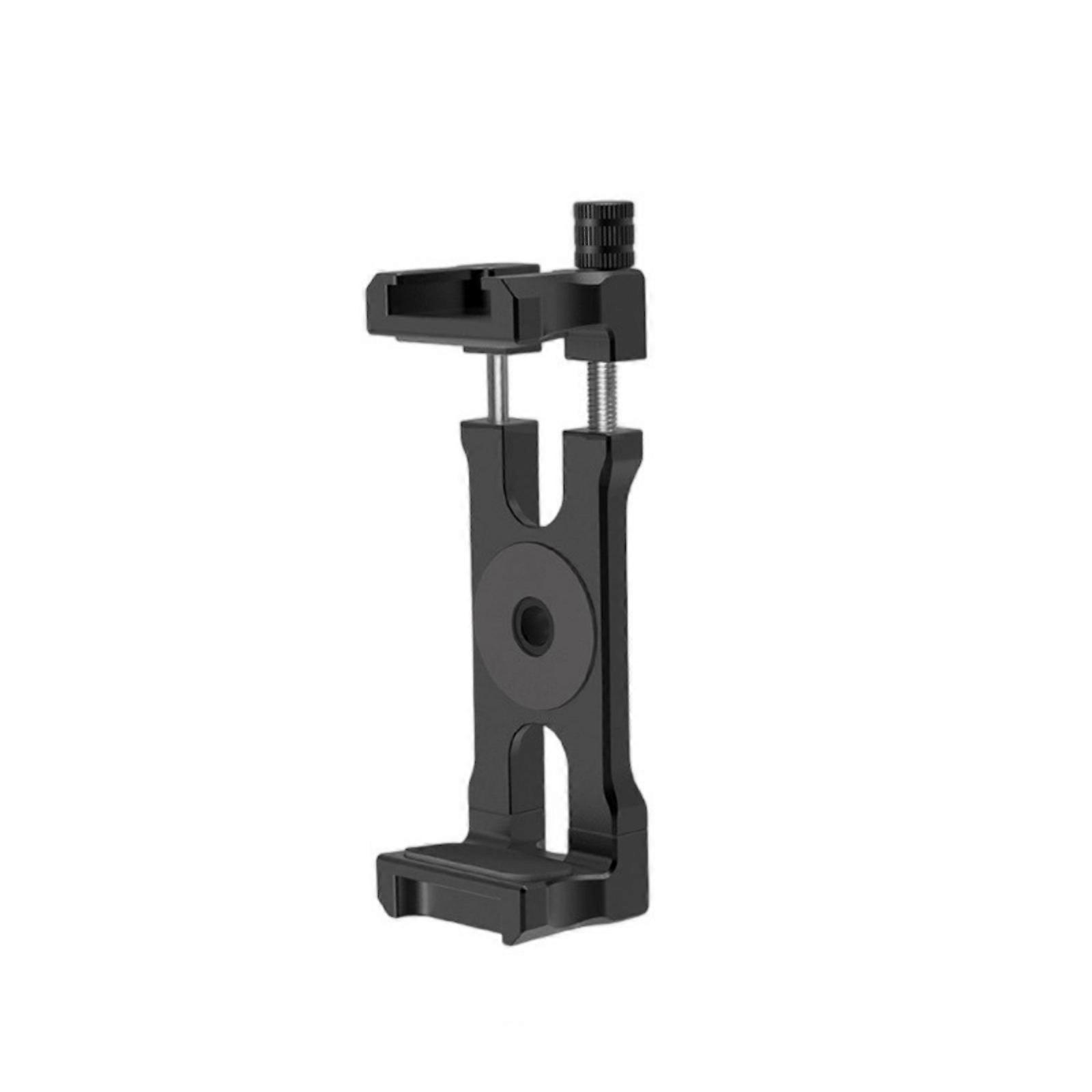 Triple Phone Holder Tripod Mount Adapter 360 Degree 1/4 3/8 Thread Head Live Streaming Camera Smartphone Arrangement Multicolor