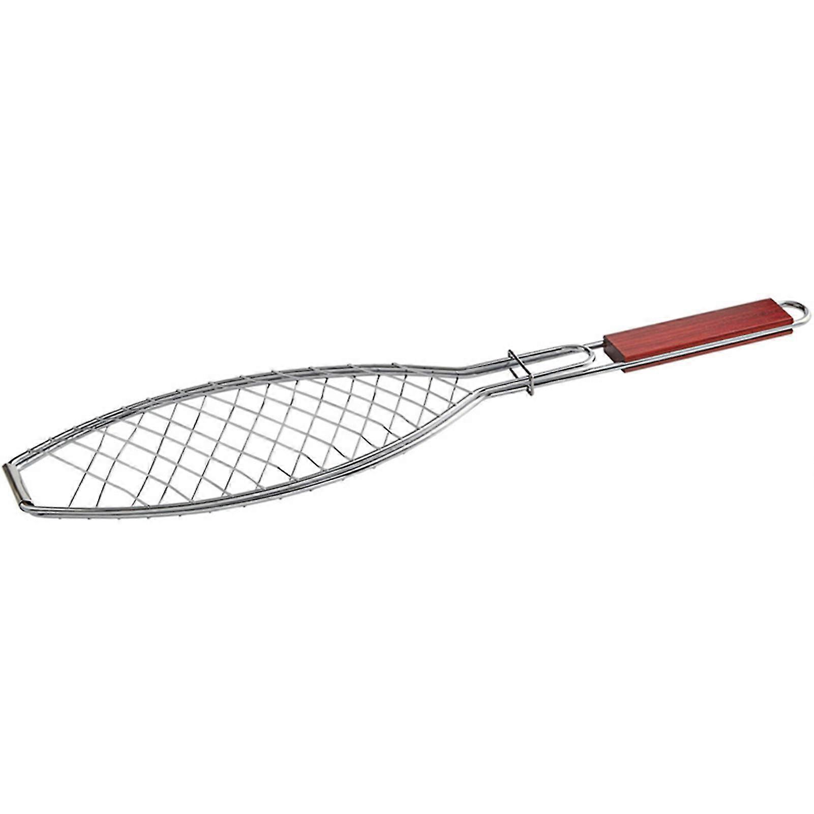 Foldable Fish Grilling Basket Multipurpose Non-stick Outdoor Barbecue Tool