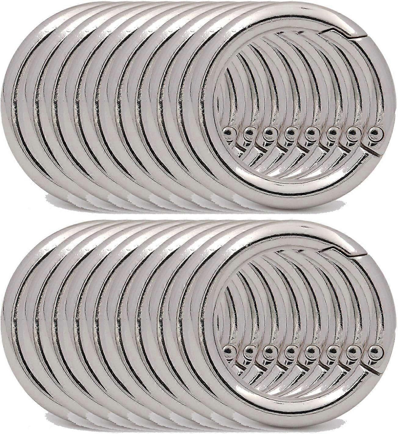 1'' Round Spring Gate O-Ring Clasp Push Snap Hook Belt Hardware Loop, for