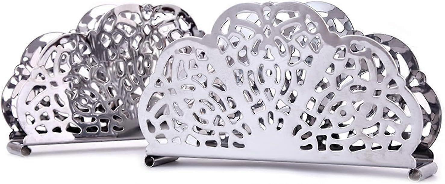 Serviettholder Metall, Pakke med 2 Rustfritt Stål Serviettholder, Retro Baking, for