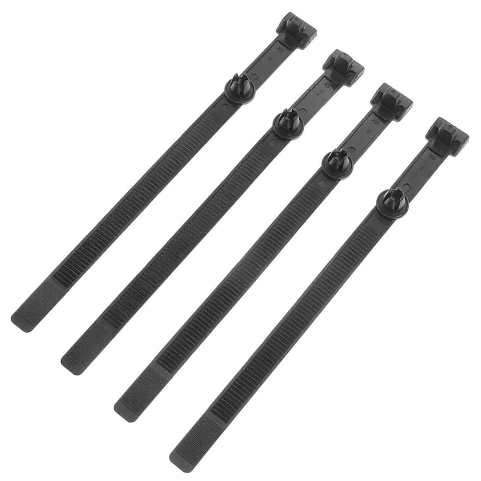 Reusable 4Pcs Vehicle Cable Ties Nylon Cable Ties for Car Wire Harness Fixing