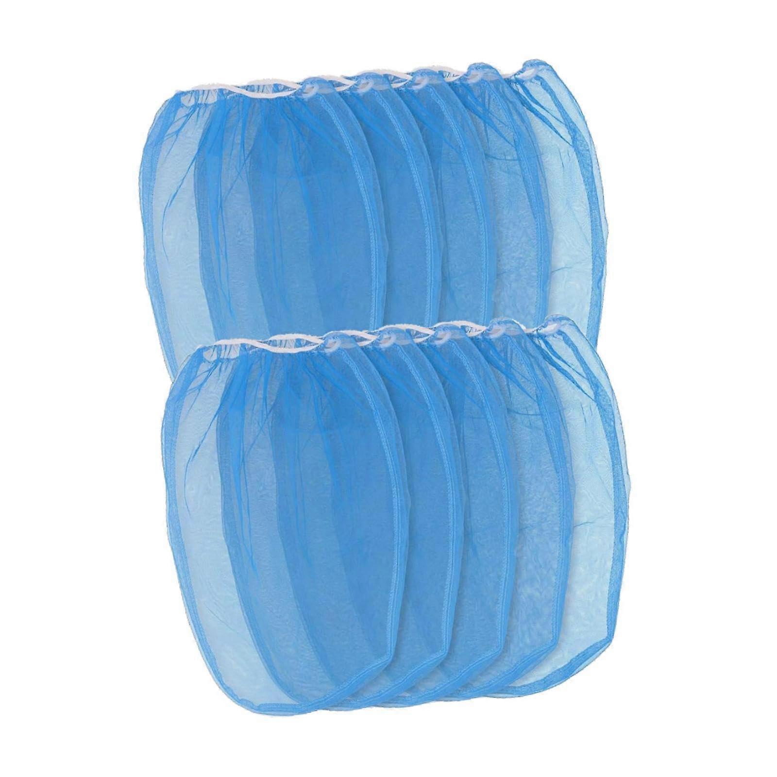 Paint Filter Bags 5 Gallon, Blue, Elastic Opening, 10 Pack