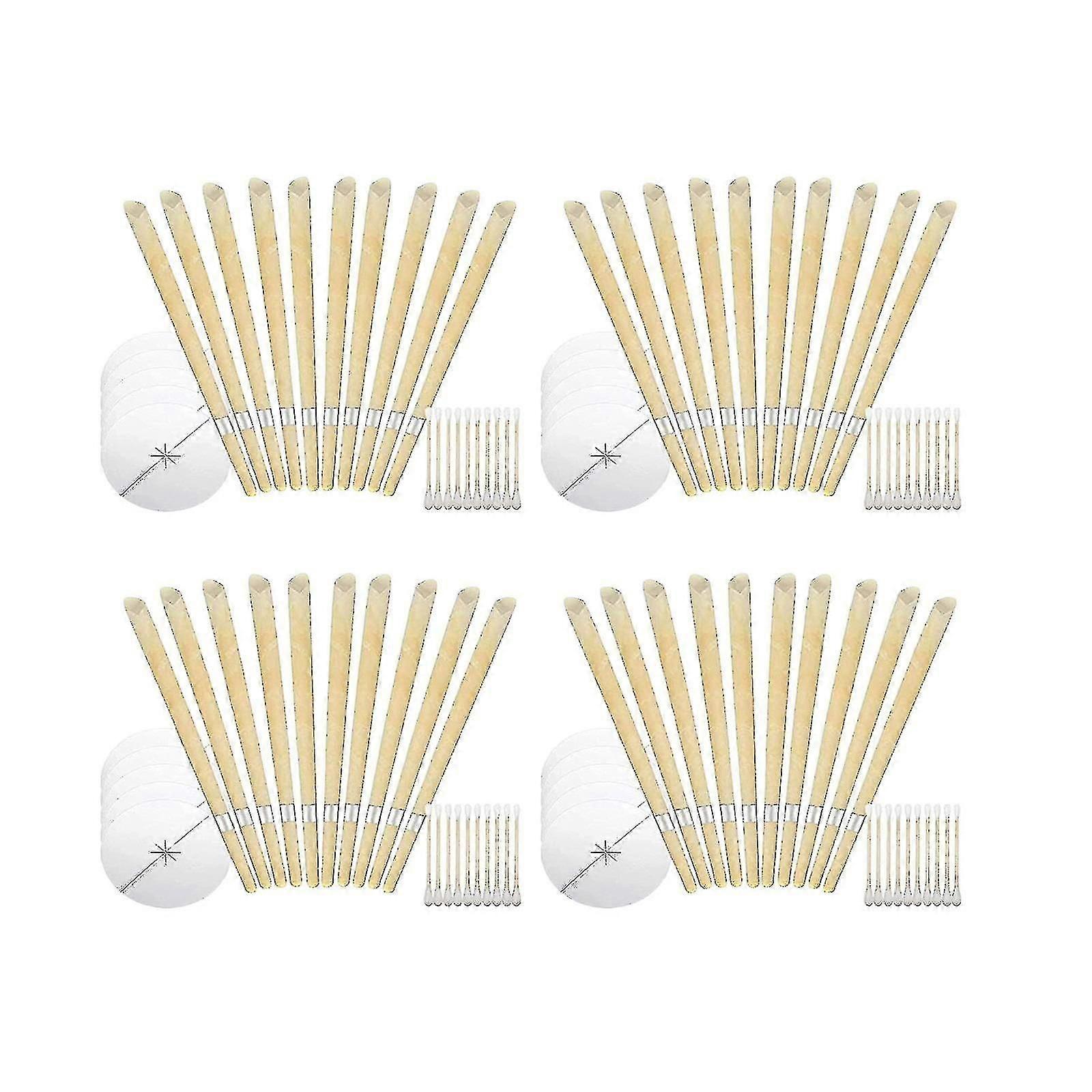 40 Pack Beeswax Ear Candles Wax Removal9 Inches Natural Ear Wax Candles For Ear Candling Wax Removalear Candling Candles For Ear Cleaning