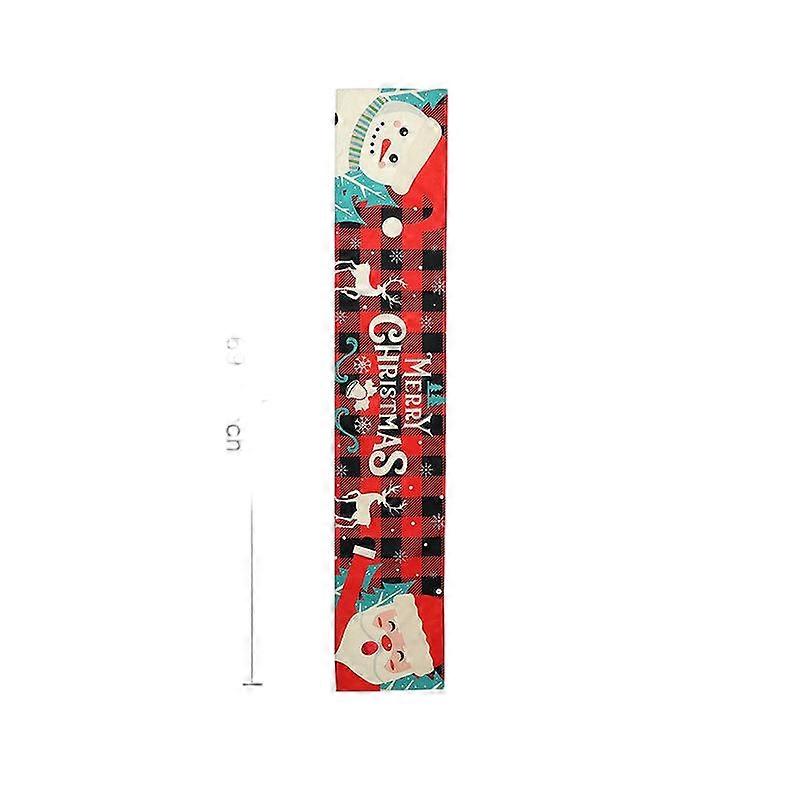Christmas table runner, 33*180 cm, printed with various Christmas elements