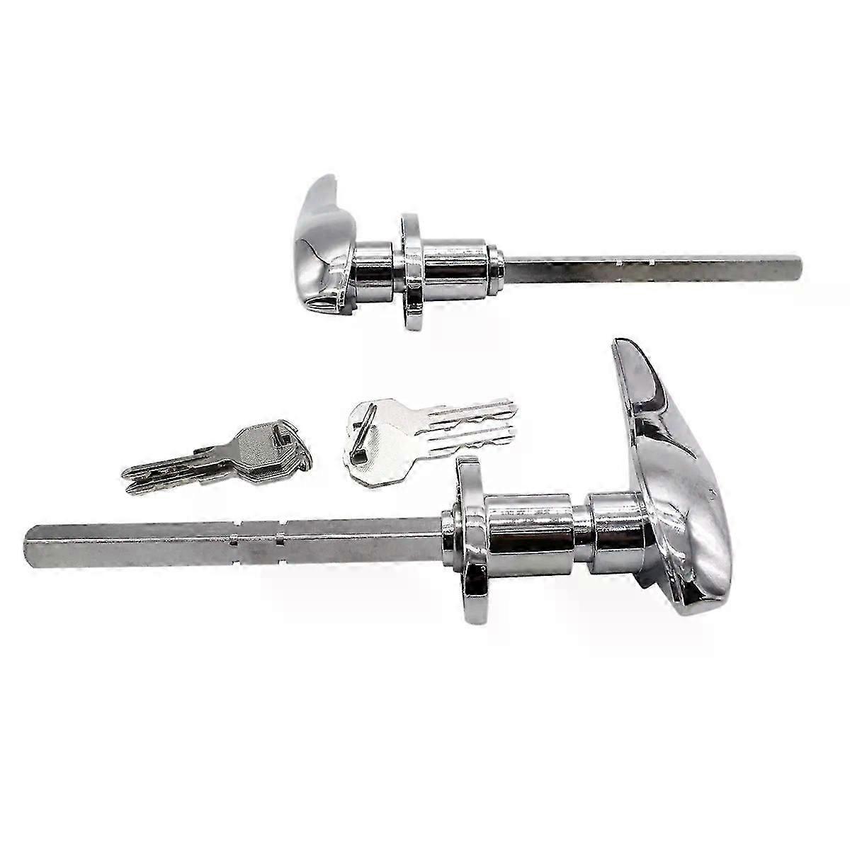 2Pcs Car Door Outside Locking Handles MATCHING LOCKS Fit For  Fit For d 1932 3-Window Coupe Fit For  Fit For d 1933 1934 Passenger Car