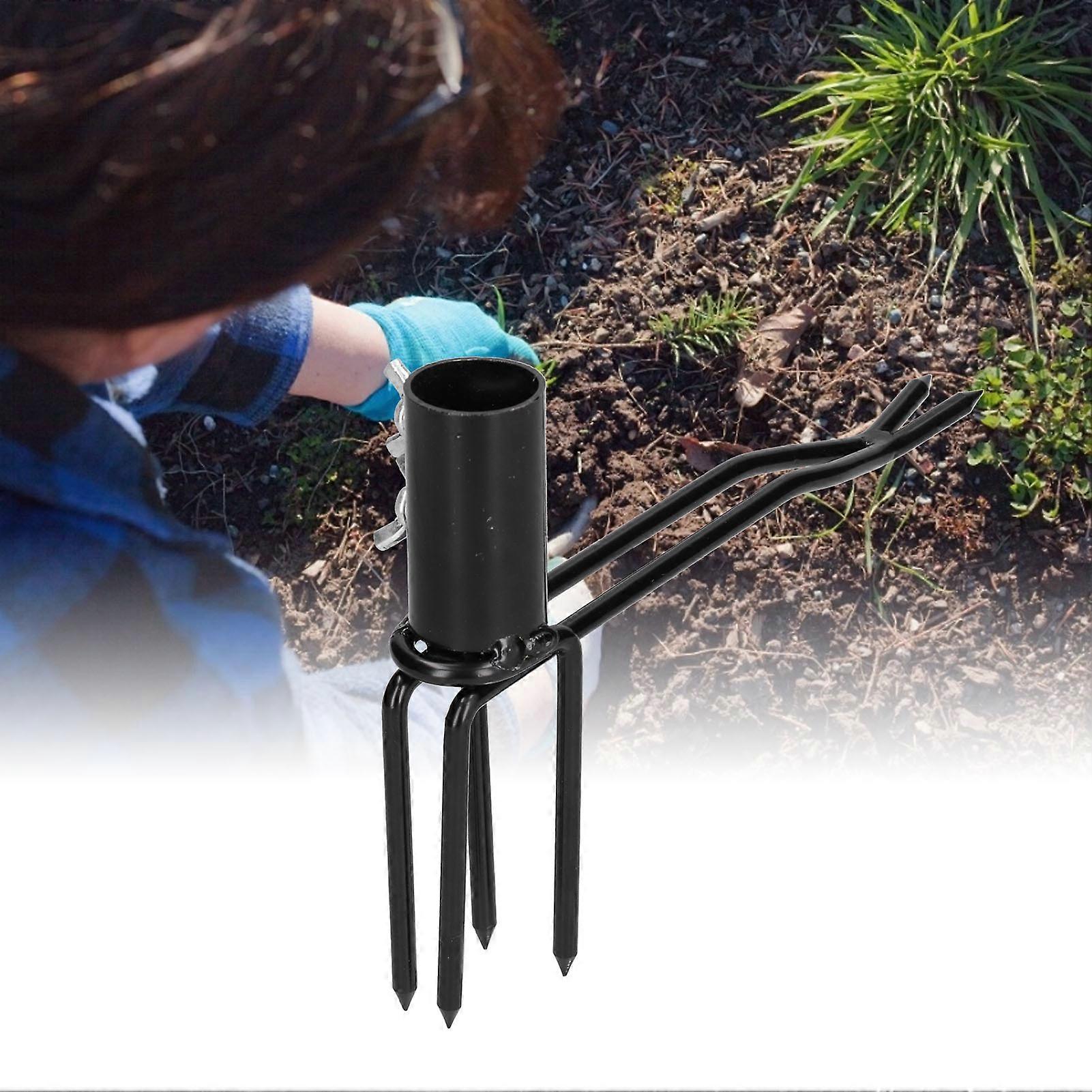 Standing Weeder Puller Metal Claw Head Labor Saving Hand Tool