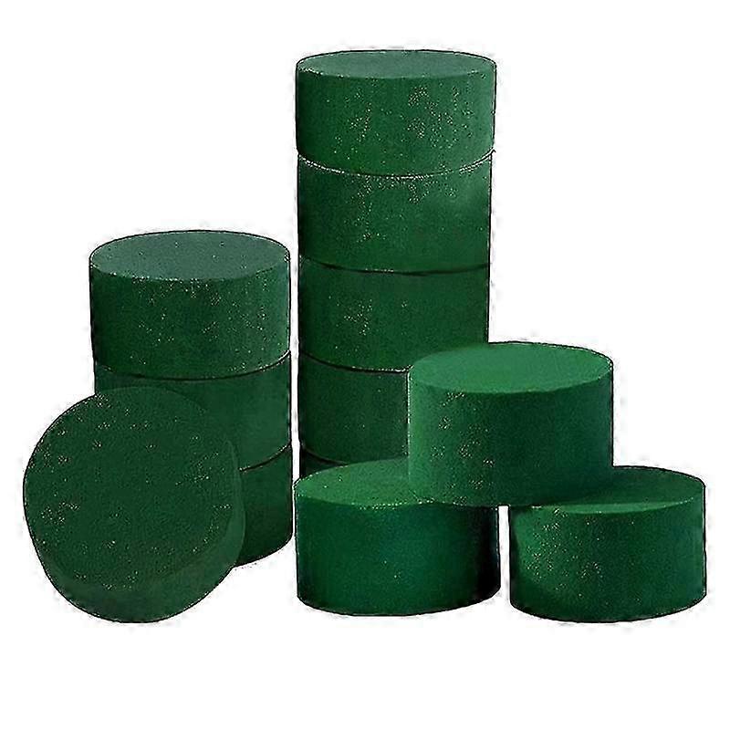 Floral Foam 12 Pcs Dry &wet Flower Foam Round Florist Styrofoam Blocks Flower Foam For Fresh Or Art (haoyi