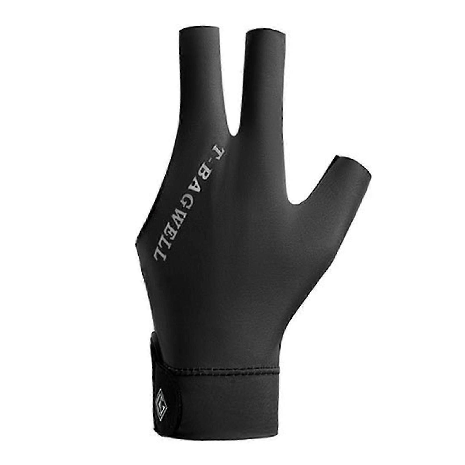 1PC Left-Handed Quick-Dry and Breathable Billiard Pool Glove with 3-Finger Design for Sports Gear