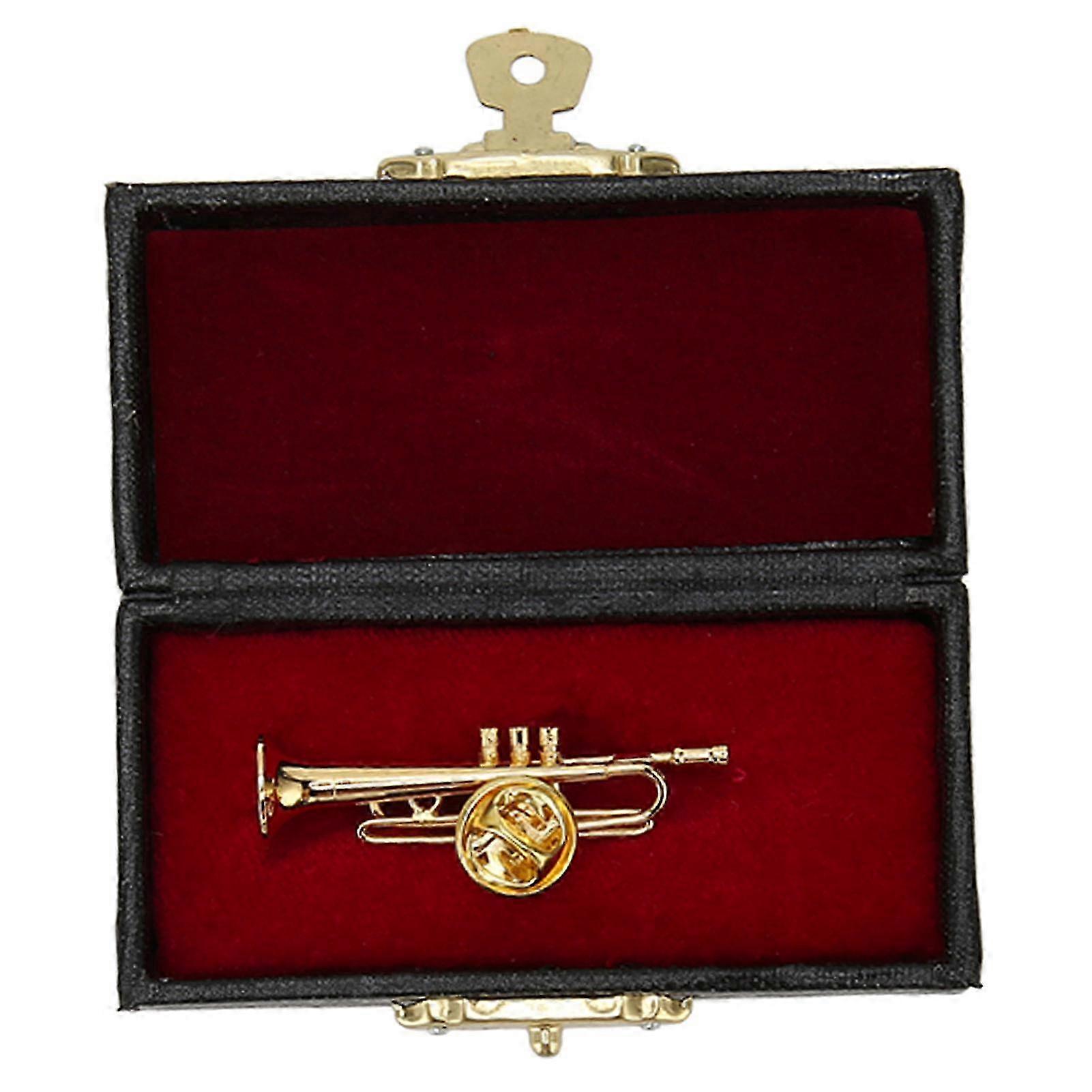 Miniature Flute Exquisite Color Elegant Strong Durable Metal High Simulation Mini Flute Model for Table Shelf Cabinet 2025