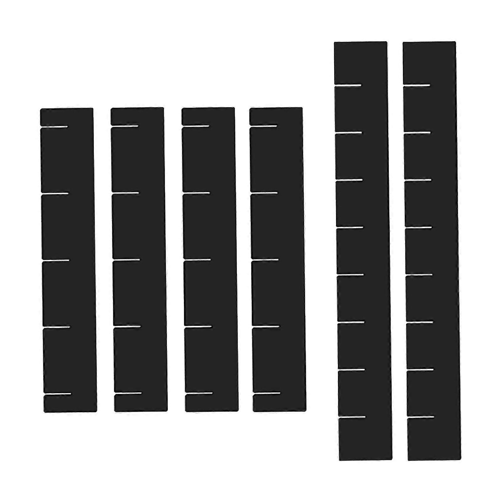 6x Drawer Dividers Partition Board Non Slip Adjustable Drawer Separators
