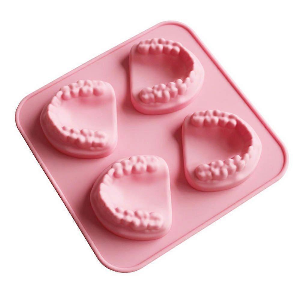 Ice Cube Tray tenner formet silikon isform protese isbrett morsomme gag gave til tannlegen partiet favør