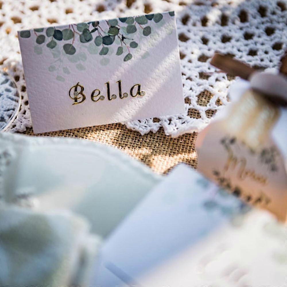 Eucalyptus Place Card Setting Wedding Event x 10
