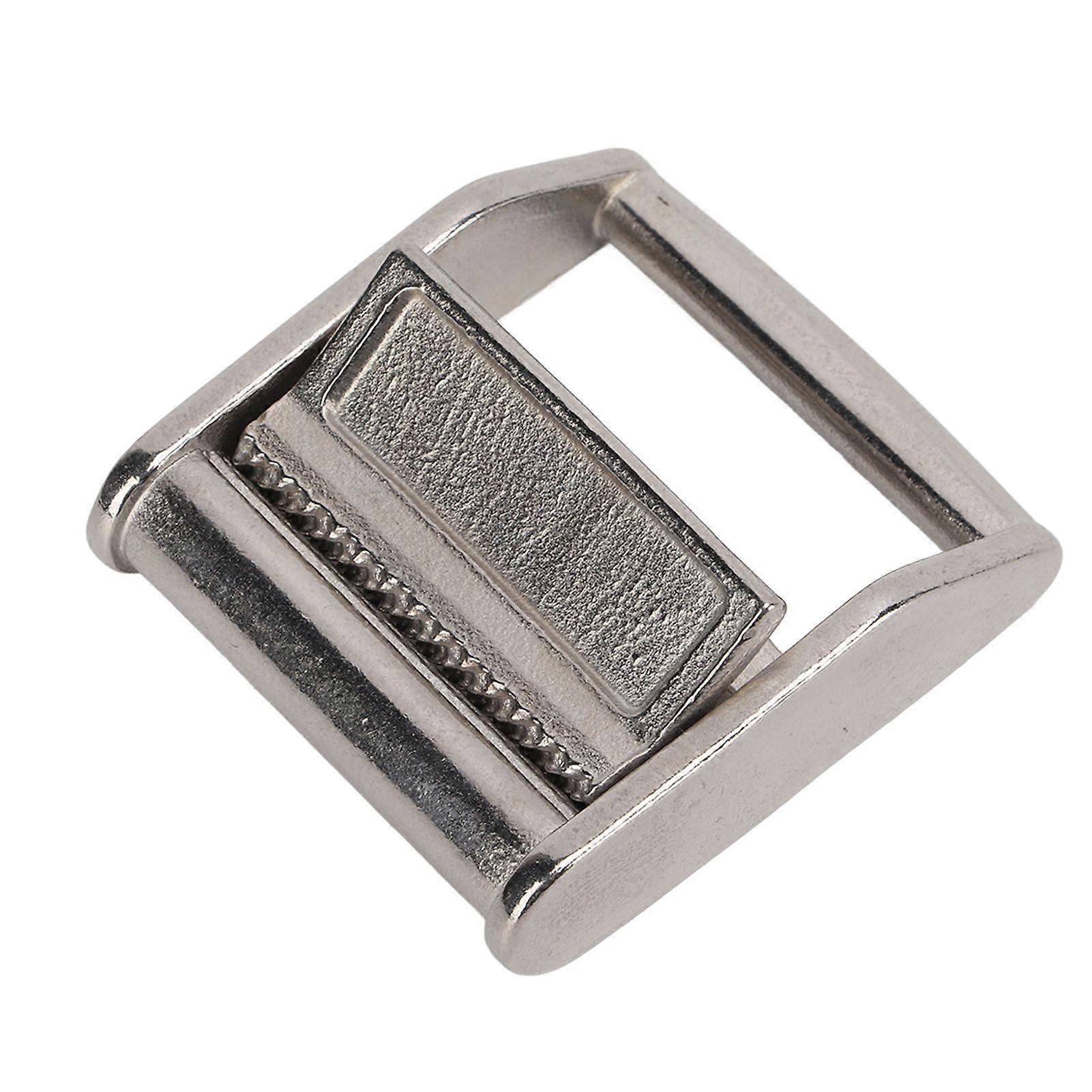 Cam Buckle Tie Down Strap Lock Web Belt Buckle Stainless Steel 38mm Width for Security Marine