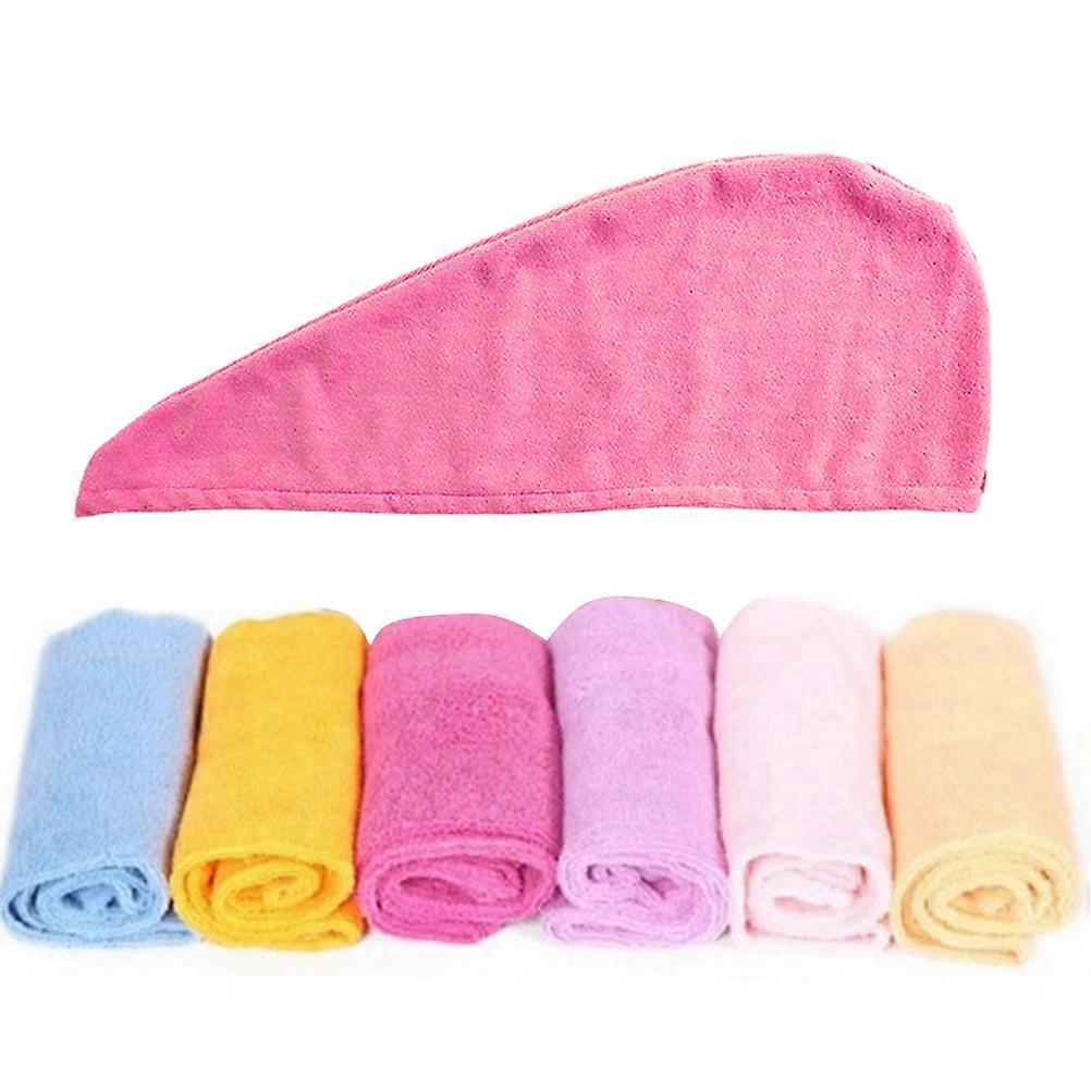 Rapid Drying Towel For Women With Long Hair Ideal For Home Use And Make-Up In Rose Red With Moisture Absorption 1Pack