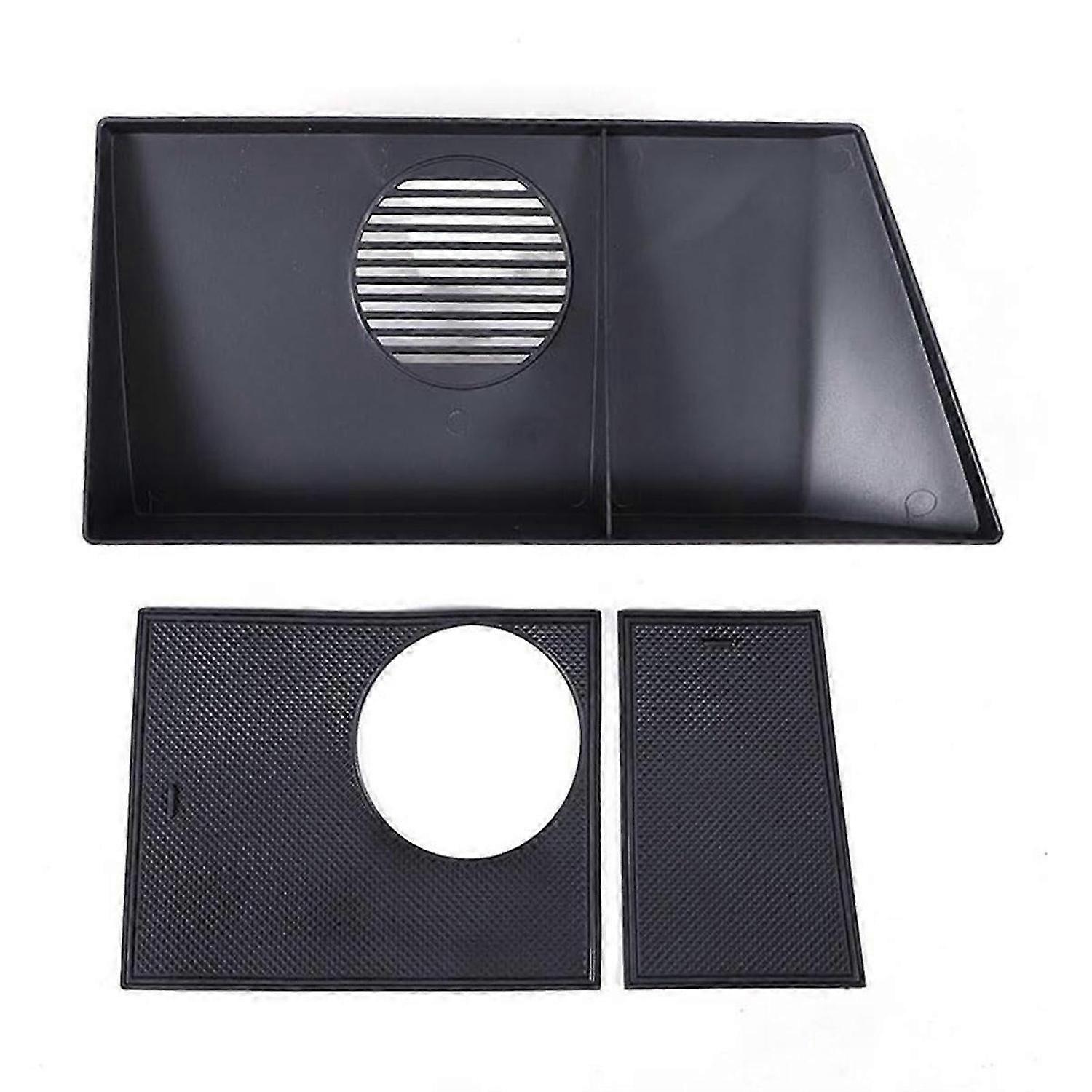 For Land Cruiser 250 Prado LC250 2024 Center Console Organizer Behind Screen Storage Box Dashboard H