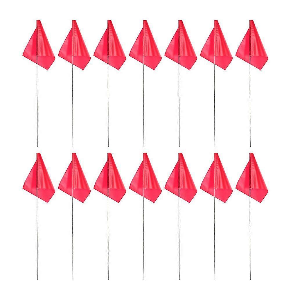 30pcs Marking Flags Garden Triangular Flags Irrigation Flags for Landscaping Marker Flags Lawn Marking Flags Garden Irrigation Flags for Pet Sprinkler
