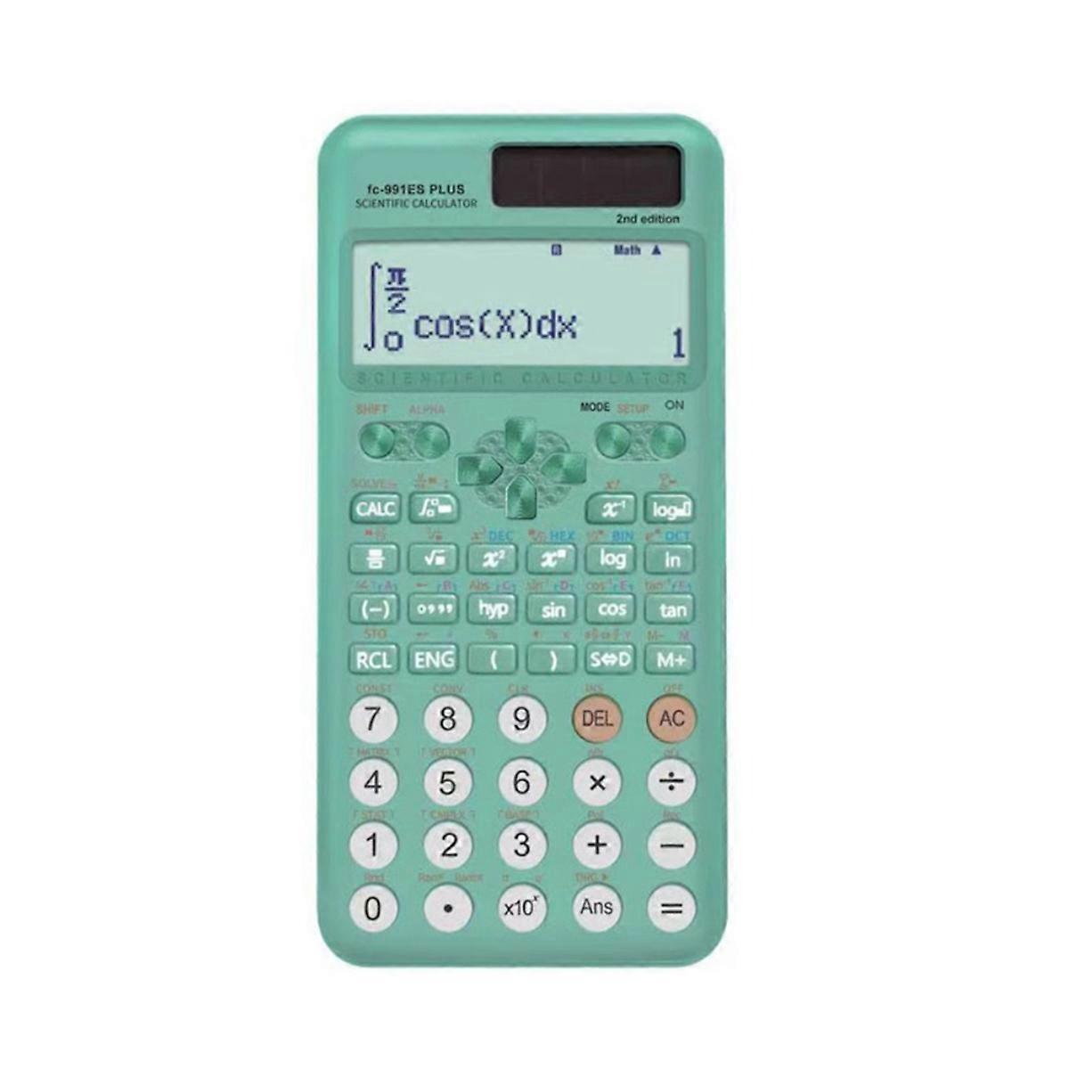991ES PLUS-2nd Scientific Calculator 417 Functions Solar Functional Calculator for School Students a