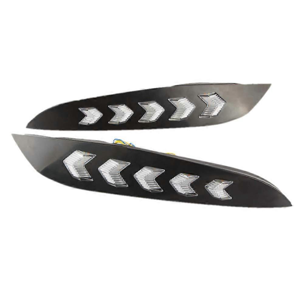 LED Daytime Running Light For M3 Axela Sedan 2019-2020 6000K White Front DRL Ice Blue Night DRL Streamer Yellow Signals