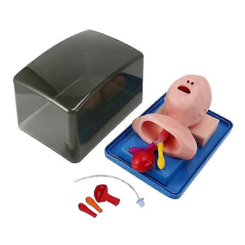Neonatal Tracheal Intubation Model Analog Double Lung and Stomach Expansion Child Tracheal Intubati
