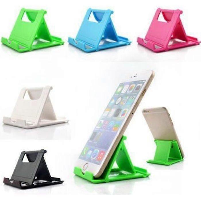 black foldable and adjustable tablet stand for universal mobile and tablet