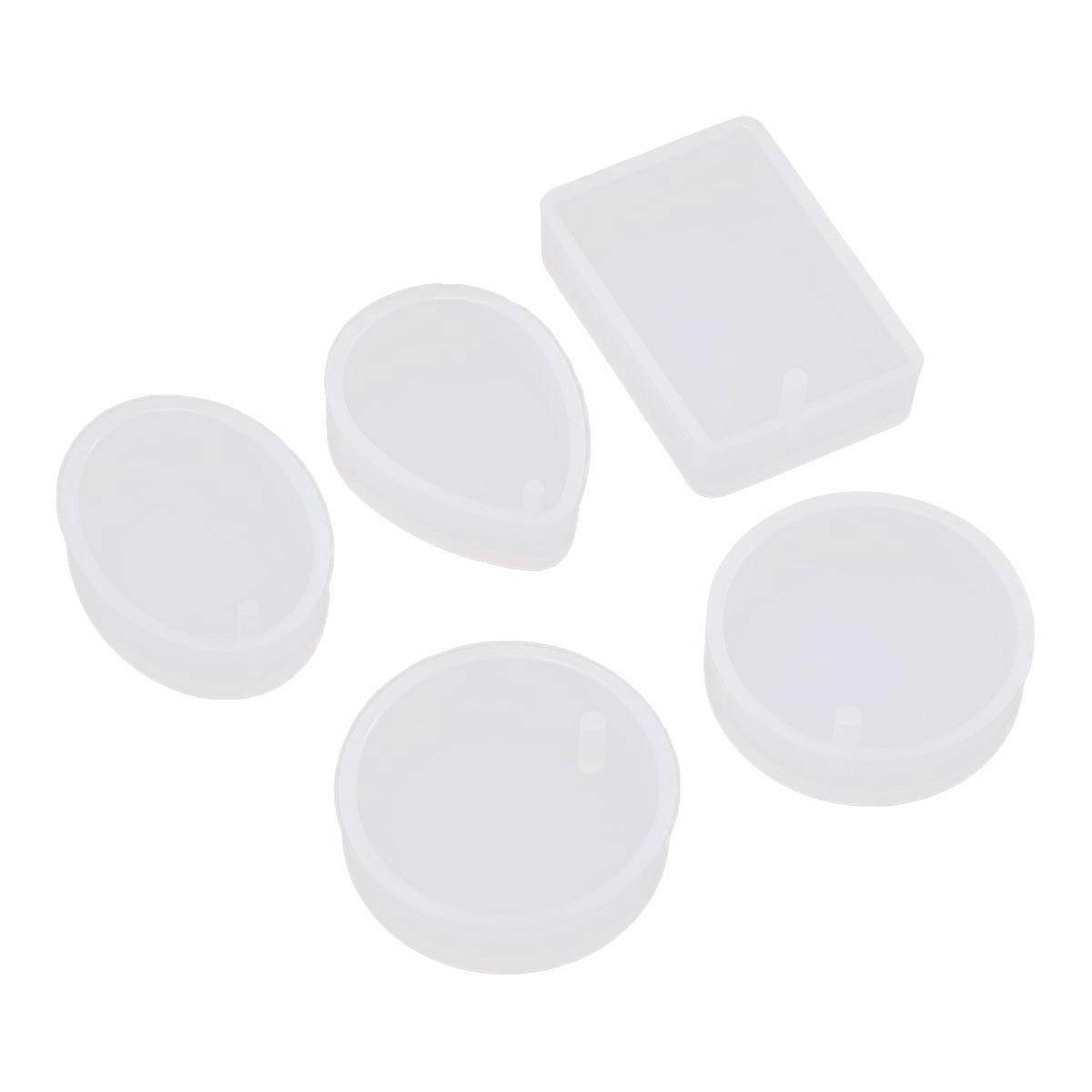 Epoxy Mould Dry Flower Mold for Decor with 10Pcs White DIY Pattern Set