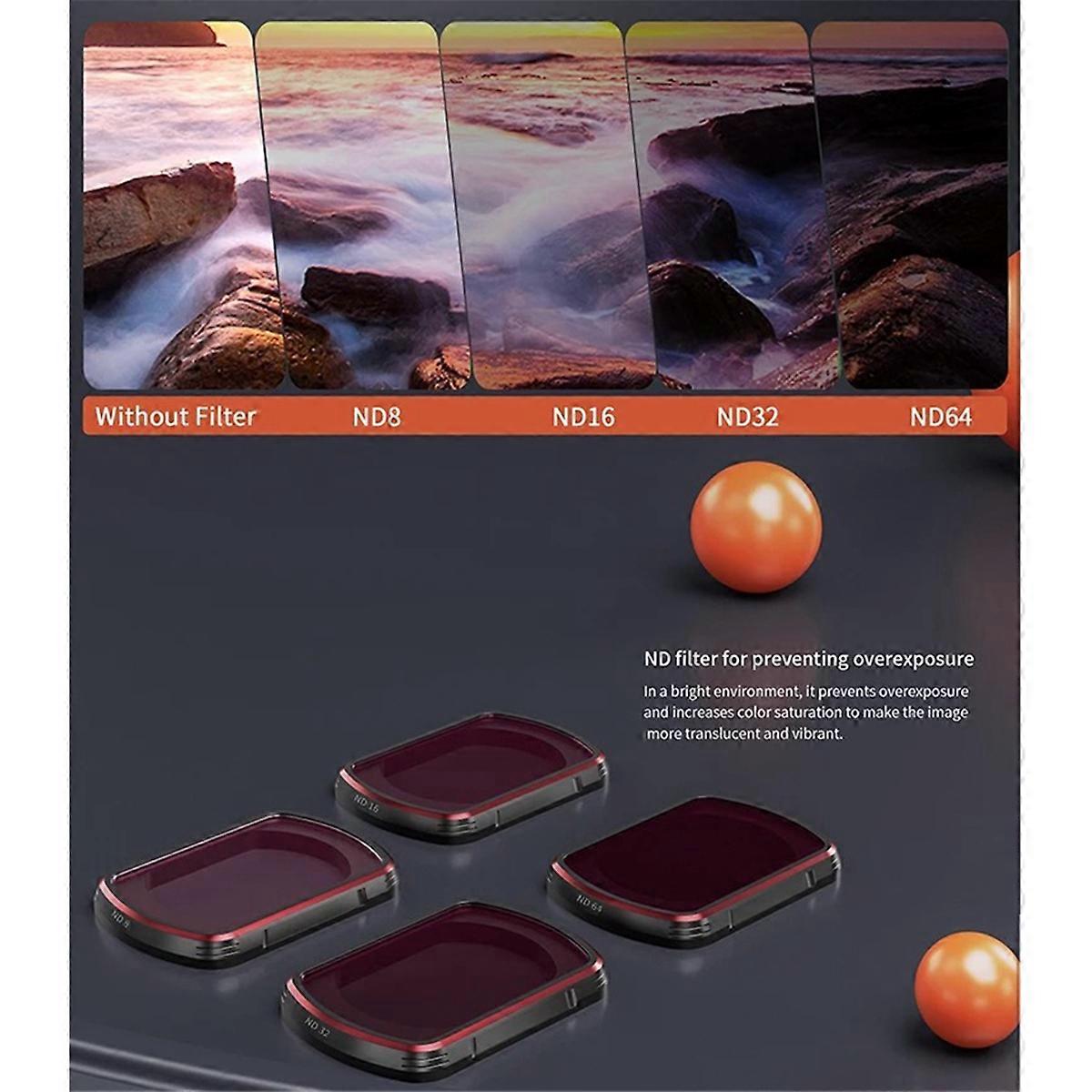  ND Filter Set for Pocket 3 Sport Camera Lens Filter