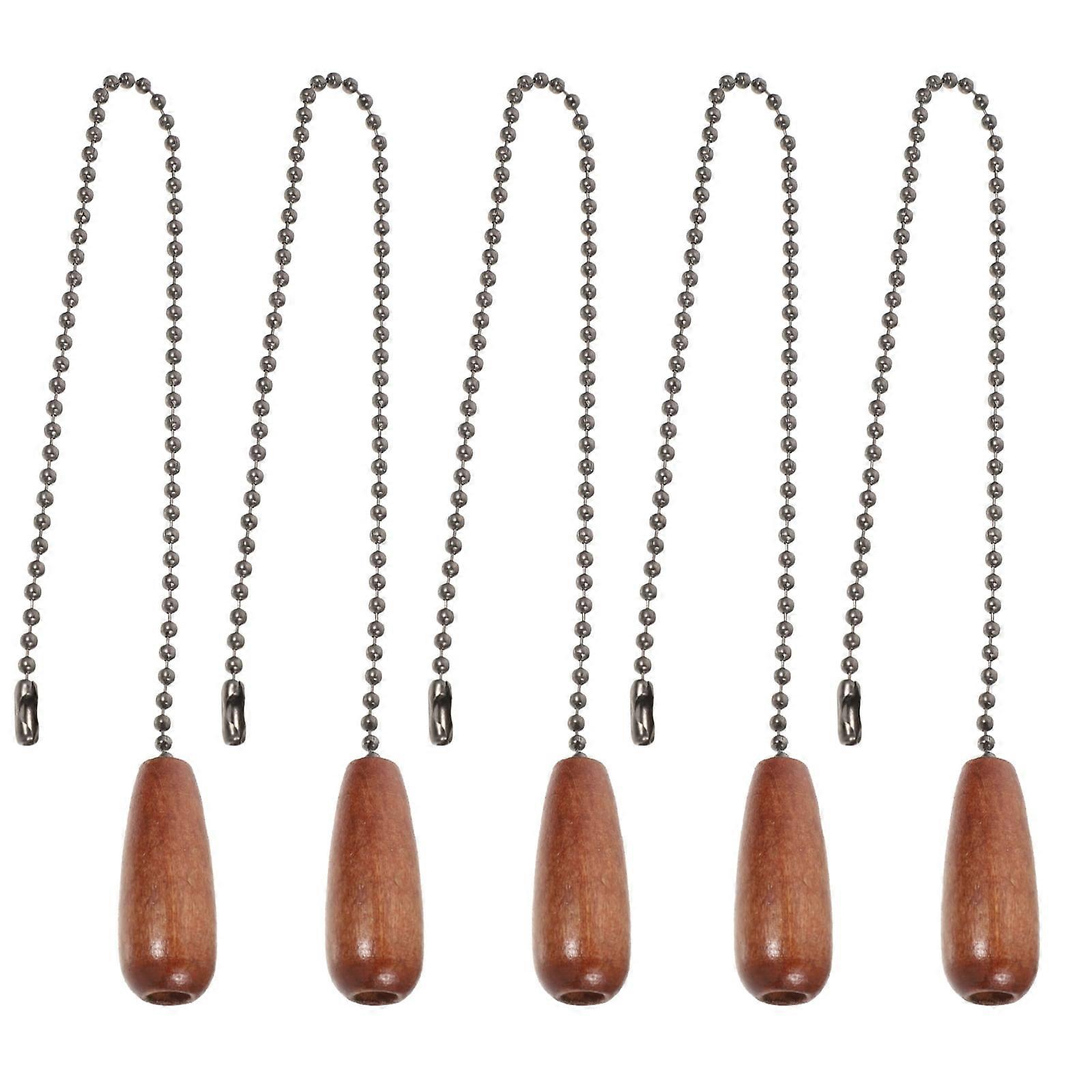 5pcs Pull Chain Extension Lamp Pulling Chain Decorative Beaded Extension Chain