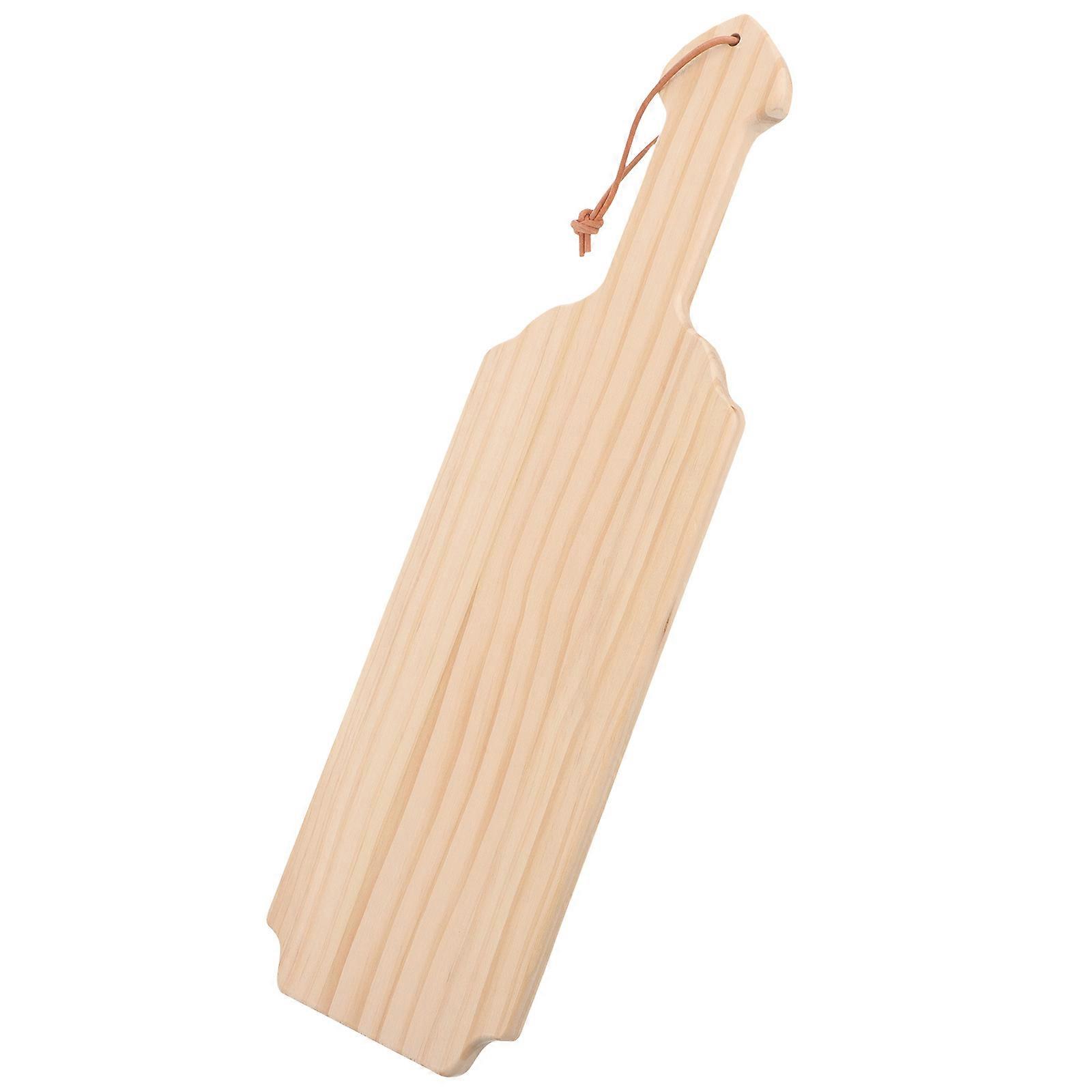 Convenient Paddle Decor DIY Wood Paddle for Handicraft Hanging Ornament 3Pcs