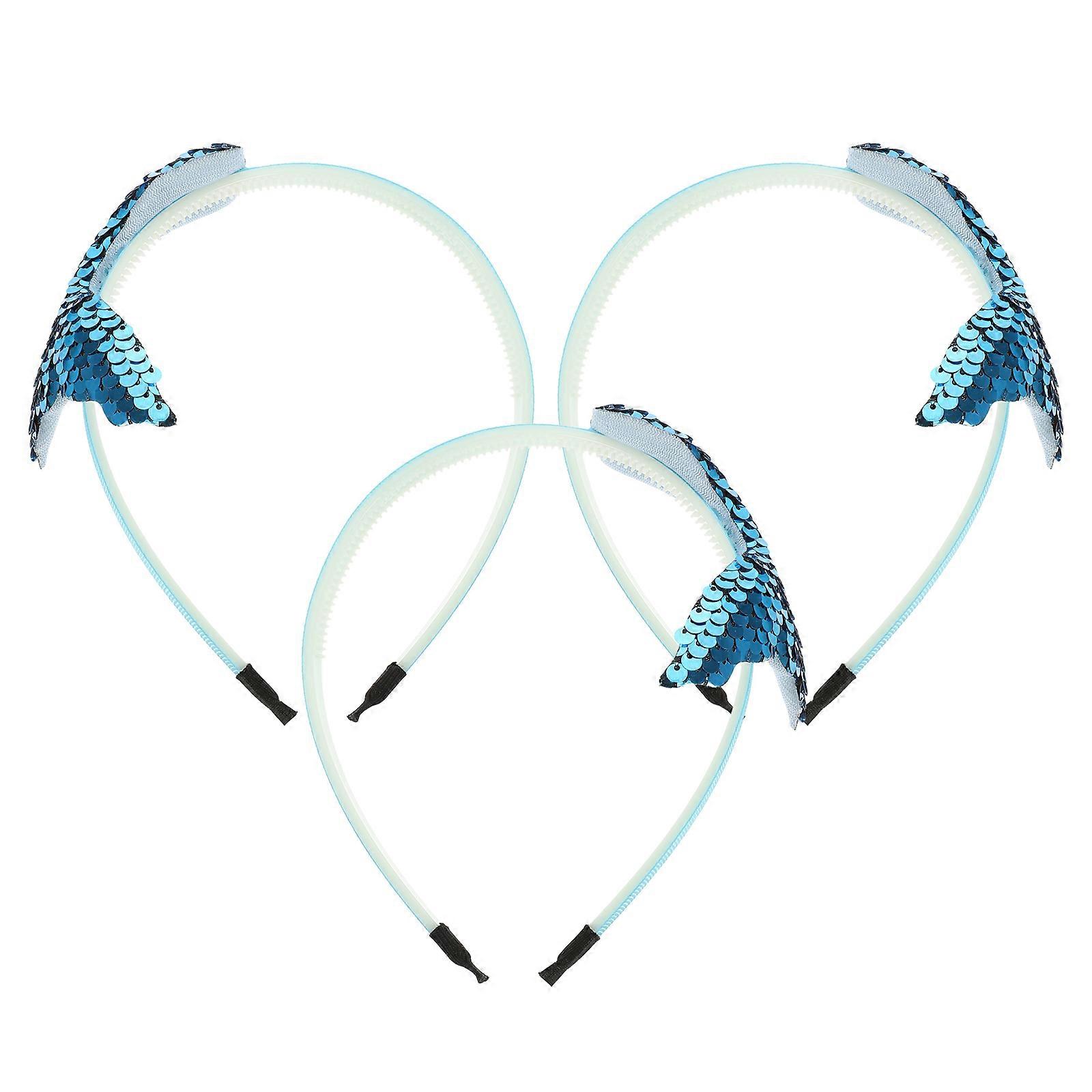 Mermaid Hair Accessories for Girls Mermaid Headband for Hair Decoration 6Pcs