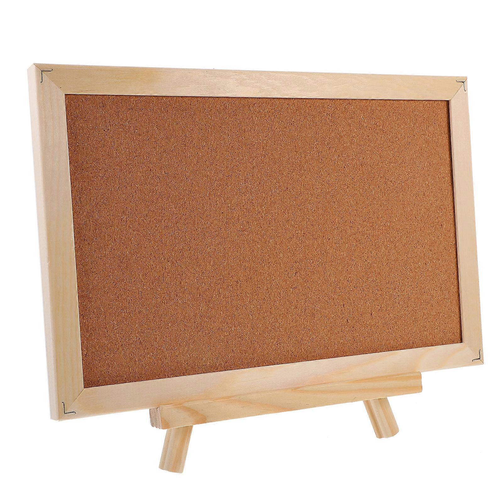 Cork Display Board Framed Pine Notice Board 5Pcs for Home