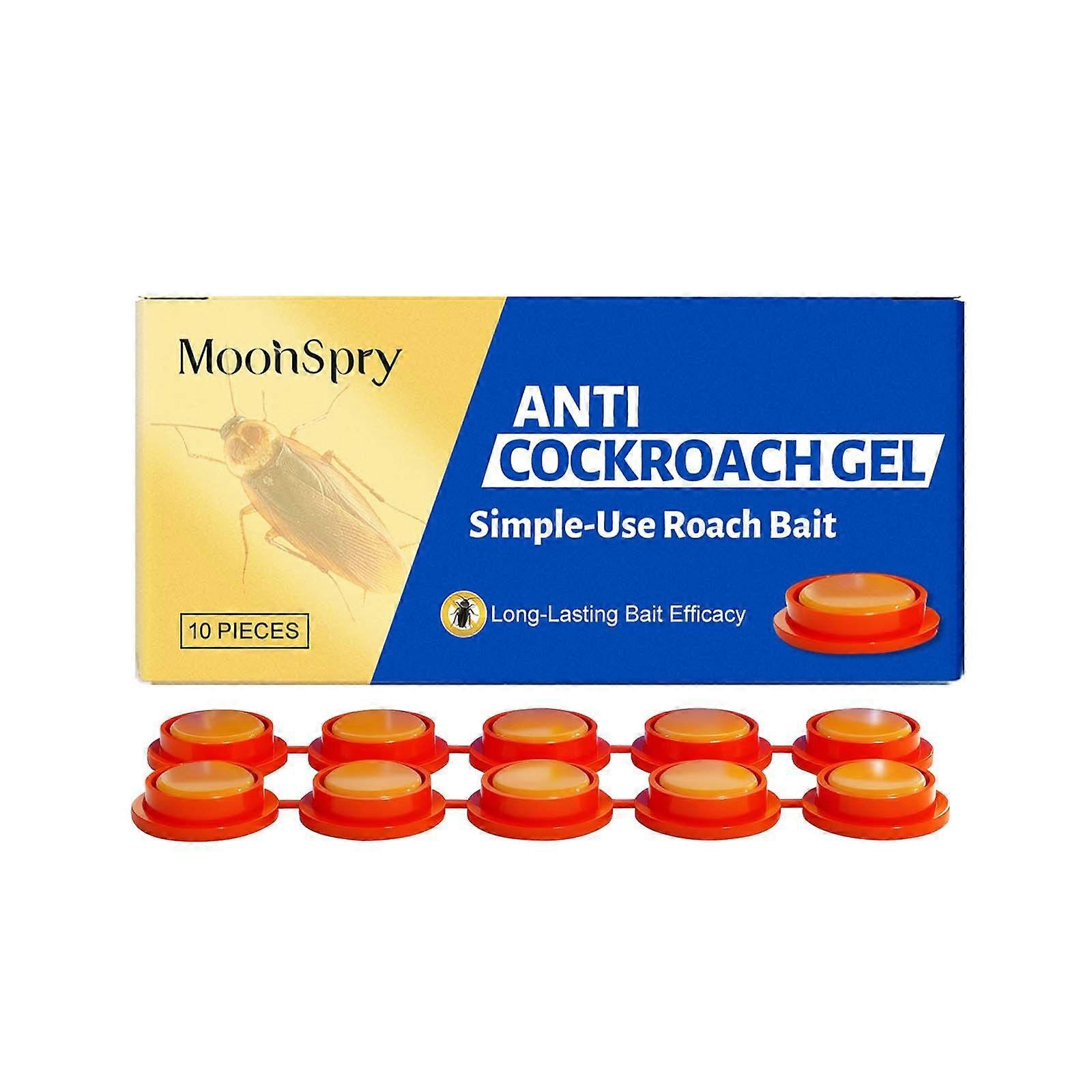 10 kpl torakka- ja syöttimyrkkyä, torakka-asema, torakkageeli, tehokas torakkakarkote ja geeli sisätiloissa olevien torakkapesien nopeaan tuhoamiseen