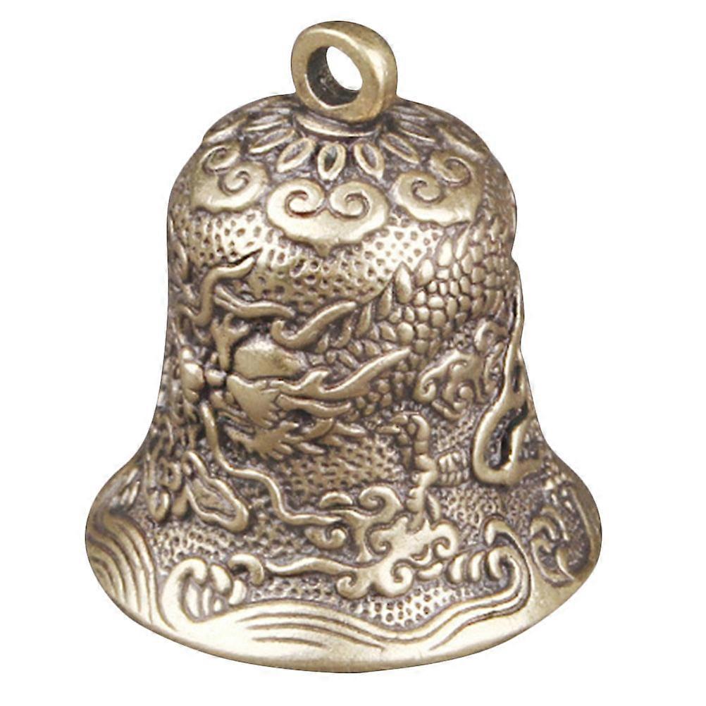 Craft Projects Mini Bell Pendant 4Pcs Brass Retro Shape Ideal For Home Door Hanging Decoration Keychain Material