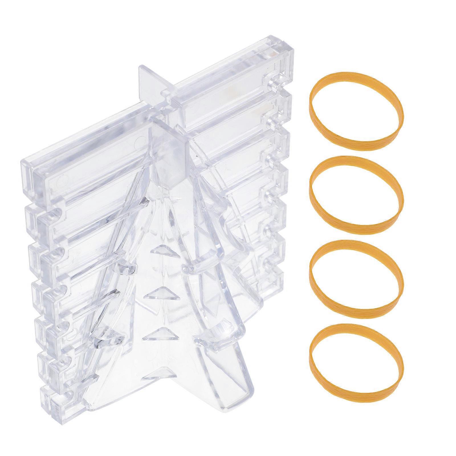 Transparent Candle Mold Candle Making Mold for DIY Use Christmas Tree Shape