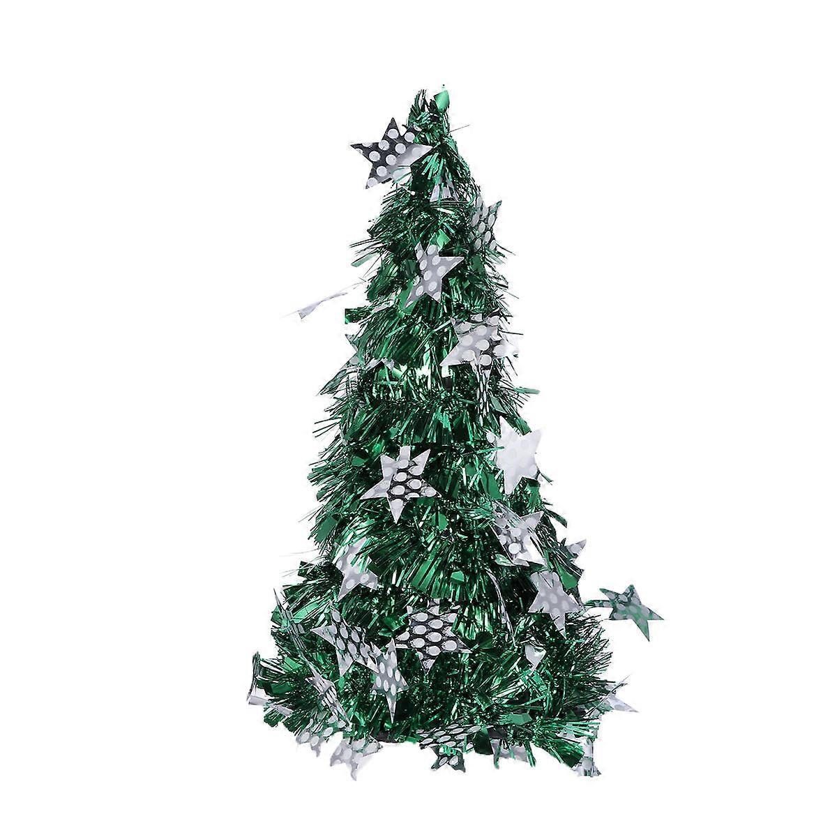 Mini Christmas Tree Decoration for Decor 3Pcs Green Tree Model with