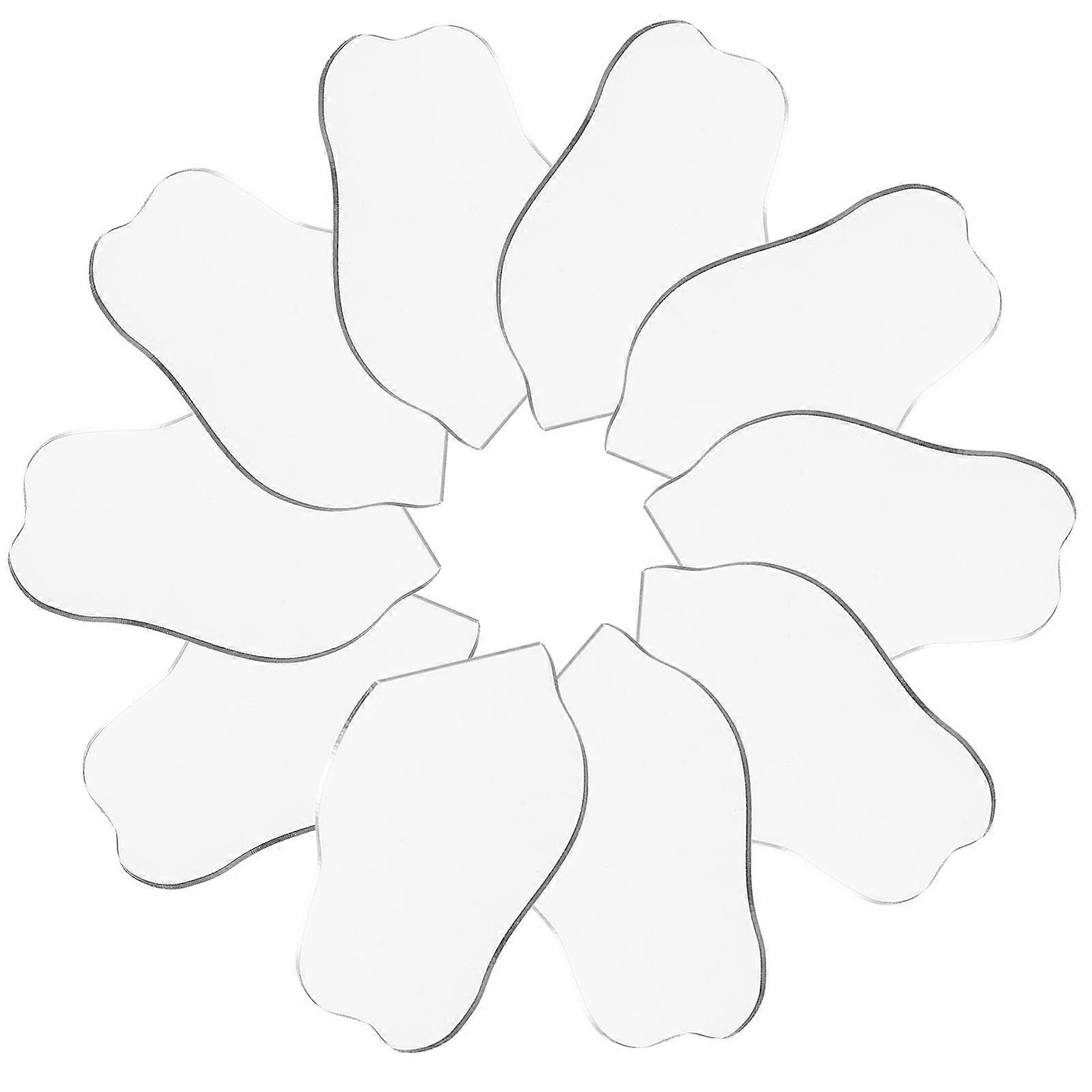 -on Makeup Mirror for Phone Case with 5Pcs DIY Sheets