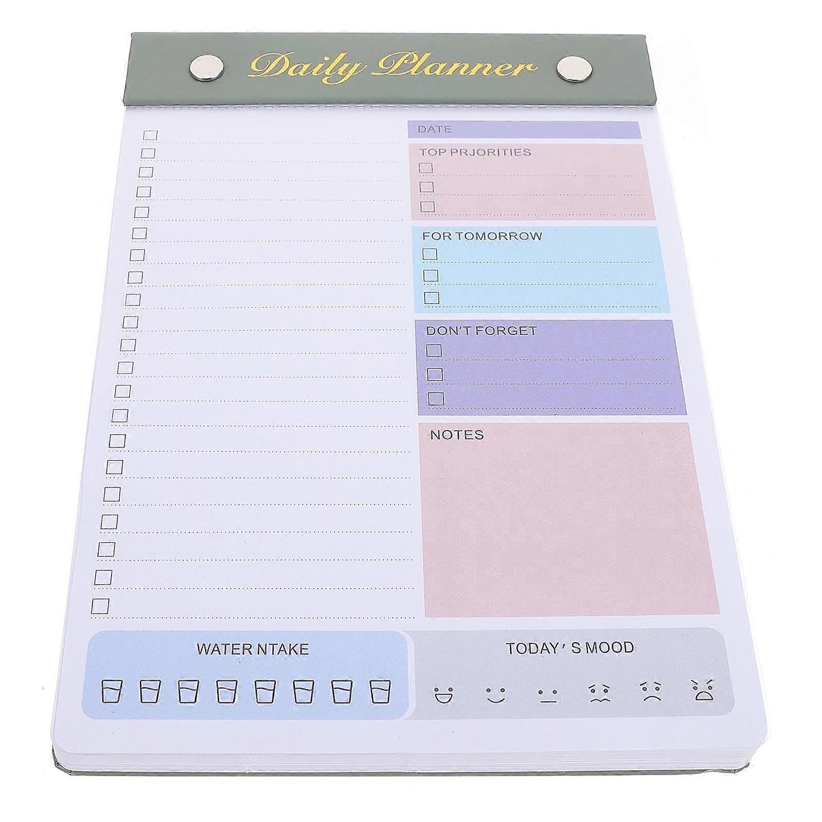 Daily Planner Notepad for Writing Use 4Pcs Tearable Memo Notepad