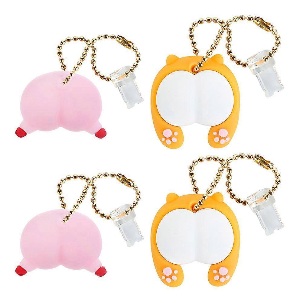 Phone Anti- Plugs for Mobile Protection 4Pcs Assorted Color PVC