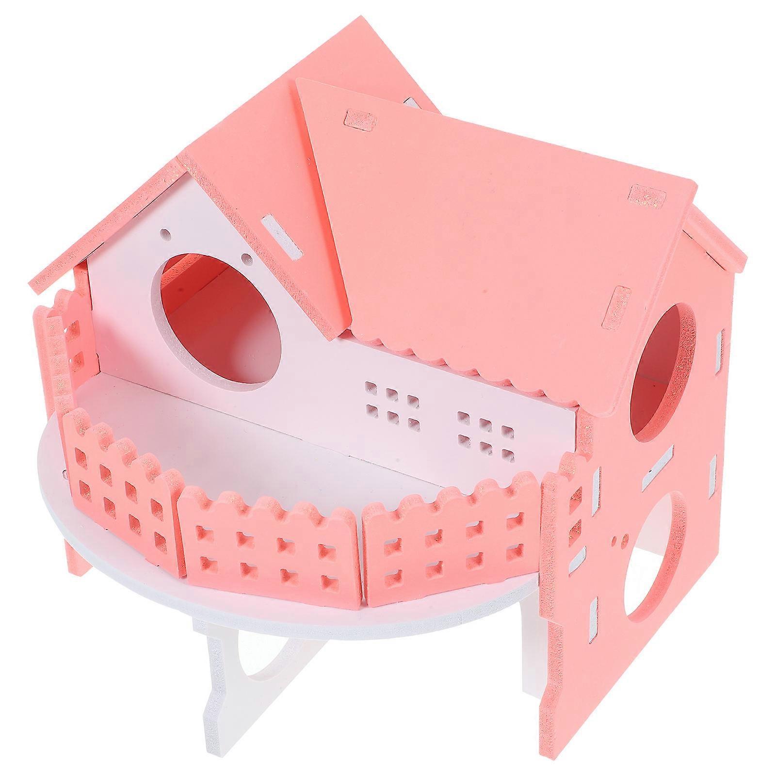 Durable Hamster Hideout Cage for Small Pets and Rabbits 2Pcs
