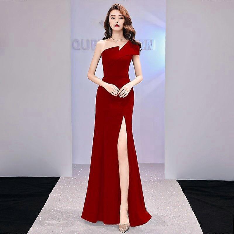 Elegant Evening Dress for Women  Banquet Bridal Bridesmaid Long dress  Wedding Fishtail Formal Gown