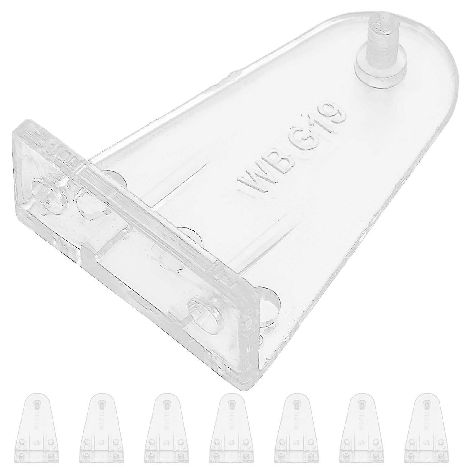 Shades Hold Down Brackets Acrylic Clear Blind Holder with 40Pcs