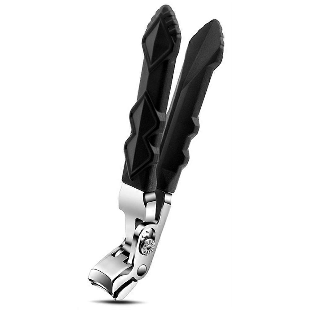 Orthoclip ToeNail Clippers Wide Jaw Thick Toenail Clippers Double Configuration of Oblique and Flat Mouth Splash-Proof B